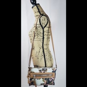 Fossil Floral Shoulder Crossbody handbag Purse